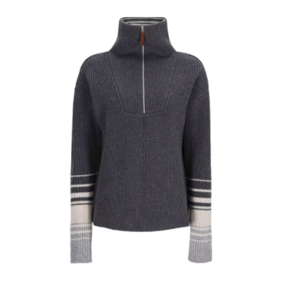 OBERMEYER Limber Half Zip Sweater - Basalt - Picture 1 of 11